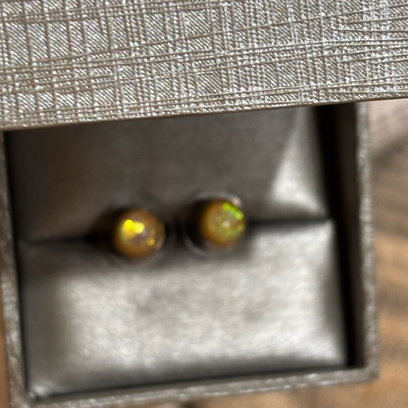 Nordstrom Shimmering Opalescent Round Earrings - Picture 6 of 7